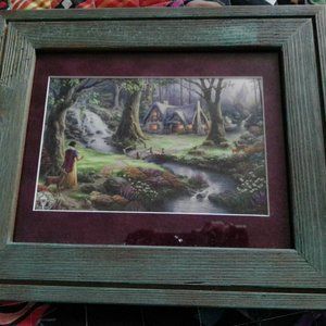 *Reduced* Framed "Snow White" Kinkade print